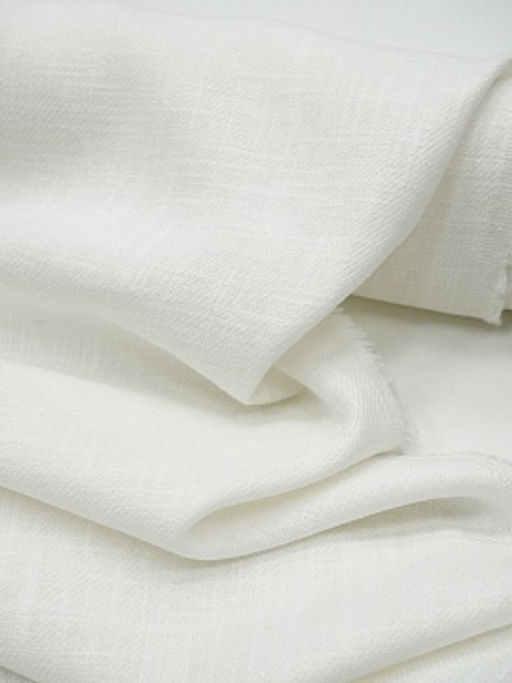 Крапива Рами (Ramie)-диагональ, цв.Белый, ш.1.4м, крапива-100%, 230гр/м.кв - Купава фото 7