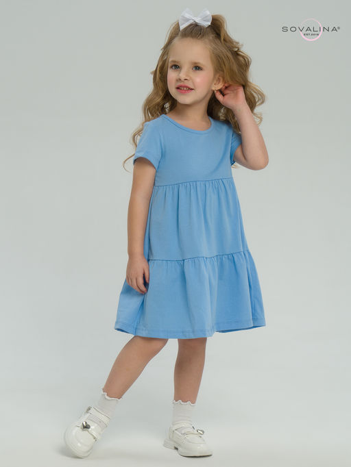 Платье Тия голубая - Sovalina фото 18