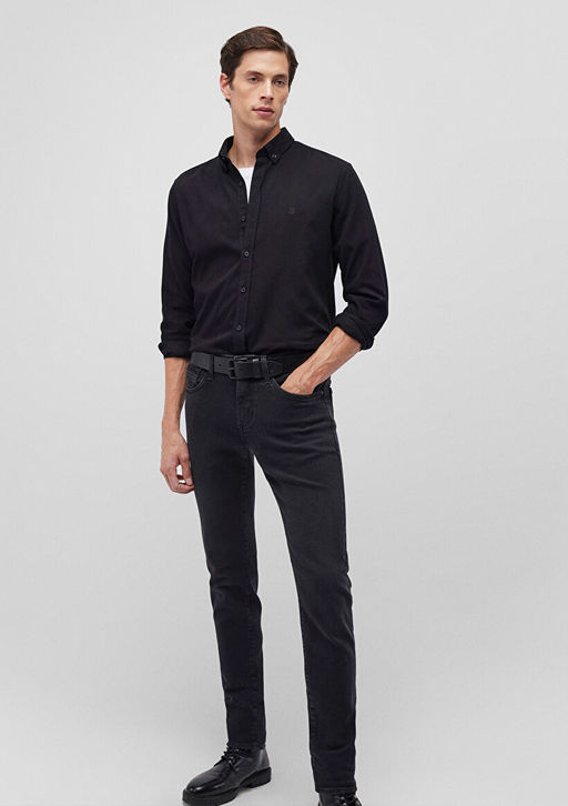 Siyah Gomlek - Mavi фото 2