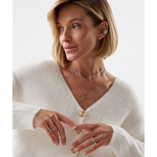 Колье - чокер Isida со звёздами из серебра