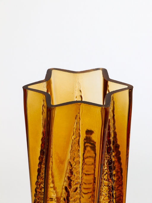 Ваза «Флоранс», 25×11×9 см, стекло, коричневая