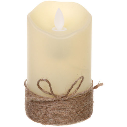 Цена за 4 шт. Сувенир с подсветкой "Свеча - Пламя" 7,5*12,5 см (работает от батареек 3 ААА)