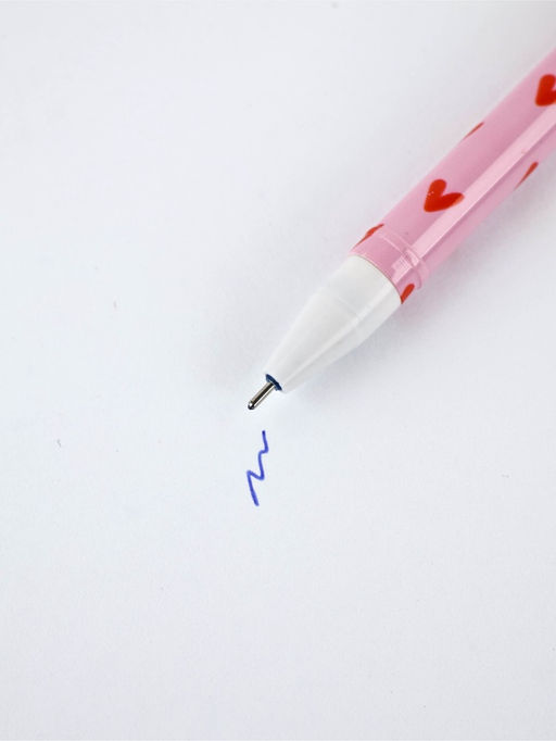 Цена за 10 шт. Ручка пиши-стирай, синяя паста, гелевая, 0.5 мм, пластик Люби себя