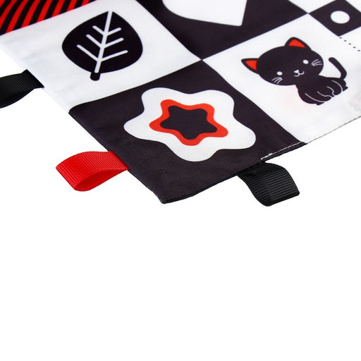 Петельки. Платочек - шуршалка по методике Г. Домана «Мои первые цвета», 20×20 см, Крошка Я