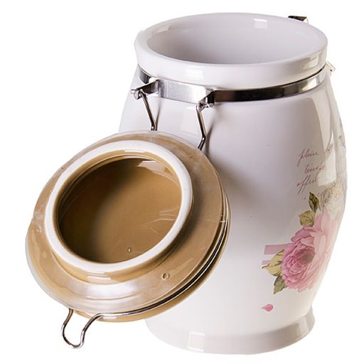 26329 Банка для сыпучих 900мл Пионы LR (х24) - Mayer&boch фото 2