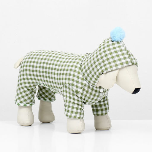 Комбинезон Пудра, размер 2XL (ДС 41 см, ОШ 45 см, ОГ 60 см) бежевый/зелёный - Simaland фото 4