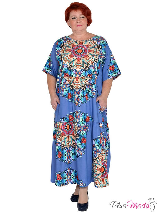 Платье Модель №1488 размеры 44-84 - Plusmoda фото 2