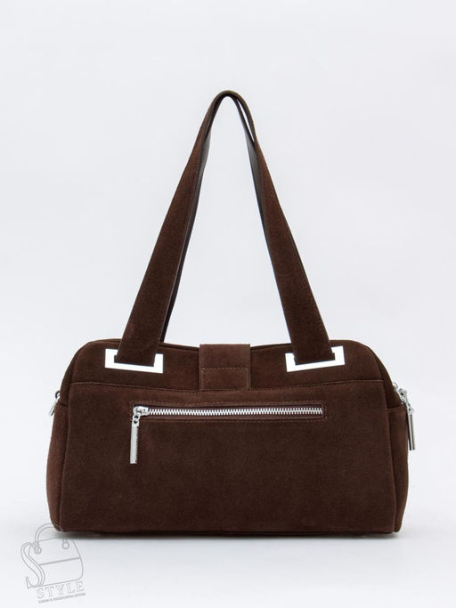 Сумка женская кожаная 0873CF coffee Polina&Eiterou