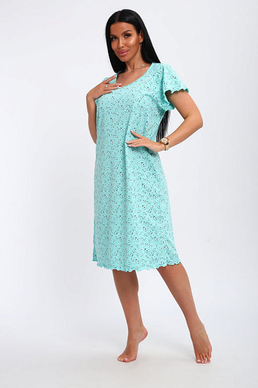 Сорочка женская (01064 синий) - Плиона фото 63