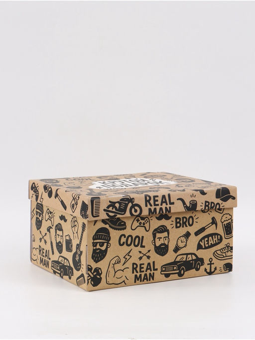 Коробка складная «Крутой подарок», 31 х 25,5 х 16 см