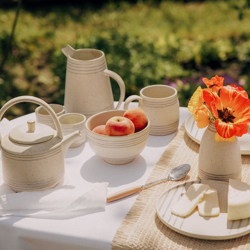 Блюдо для подачи SL Home «Райяс», 30×23 см, керамика, бежевое