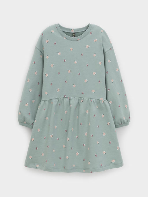 КР 5922-1/голубой прибой,мини розочки платье для дев