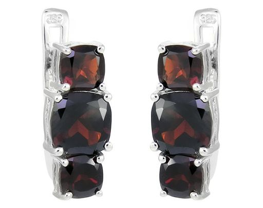 Серьги, гранат, Идея