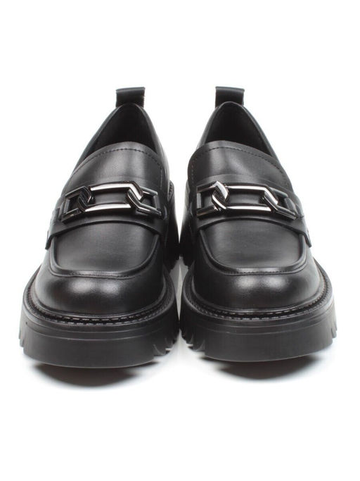 03-C1817-1 BLACK Лоферы женские (натуральная кожа)