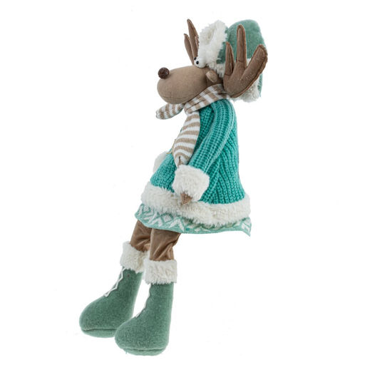Игрушка набивная "Олень", L37 W17 H59/30,5 см, 2в.