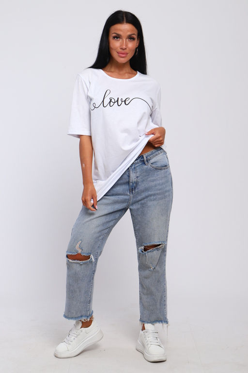 Футболка с надписью Love, Арт. 801