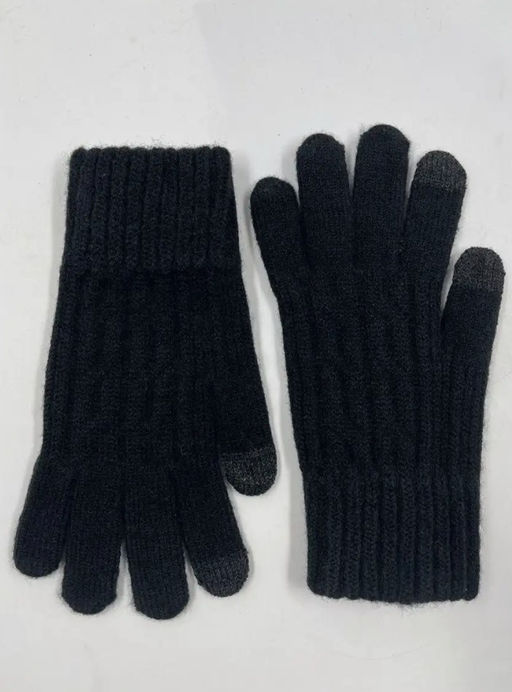 K13124 Перчатки утепленные ЧЕРНЫЙ