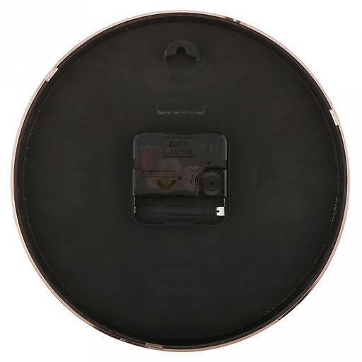 Часы настенные Элизиум д19,4см, h4см, мягкий ход, циферблат коричневый; цифры арабские, розовое золото; корпус пластик, розовое золото; в коробке (Китай) - Домашняя мода фото 4