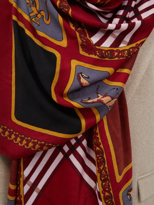 Тонкий, мягкий двусторонний палантин из тонкой шерсти - Tantino фото 13