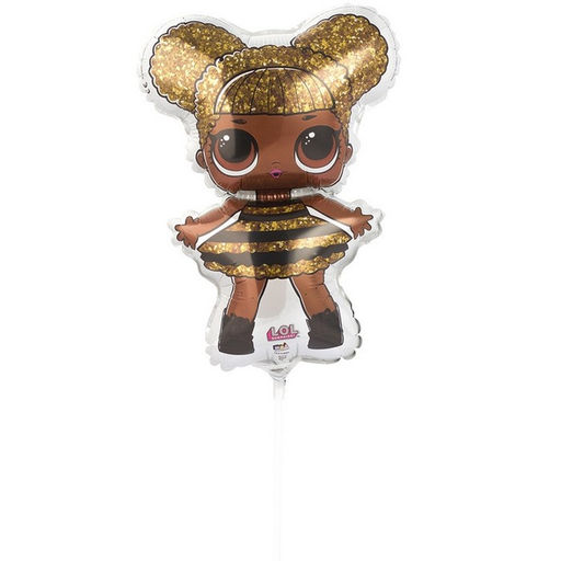 Цена за 5 шт. Шар фольгированный 14" Queen bee, Лол
