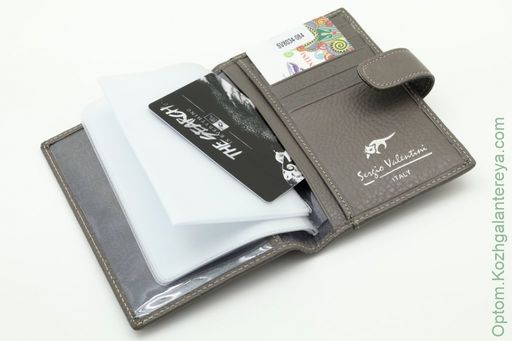 Женская кожаная обложка для автодокументов Sergio Valentini СВ 8034-084  фото 3