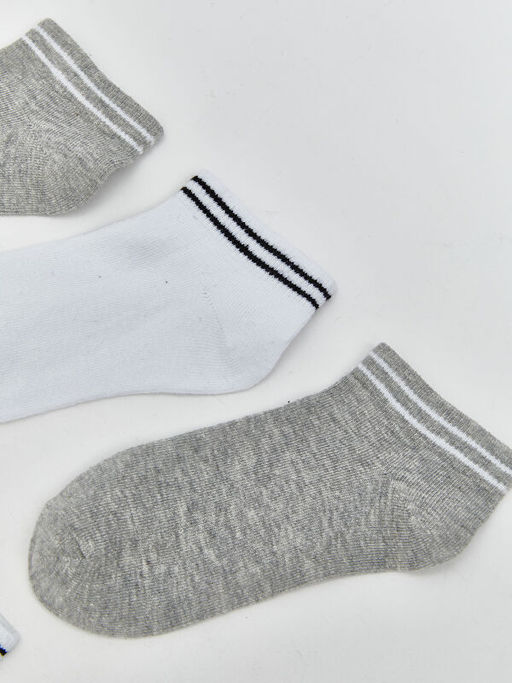 ?izgili K?z ?ocuk Patik ?orap 5li