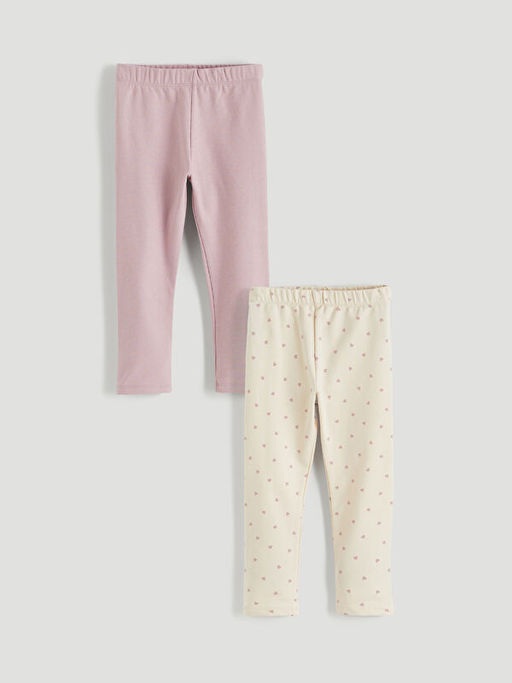 Beli Lastikli K?z ?ocuk Tayt 2li