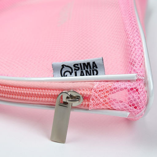 Косметичка-сетка PVC 14 см х 21 см MAKEUP BAG с каркасом - Beauty fox фото 5