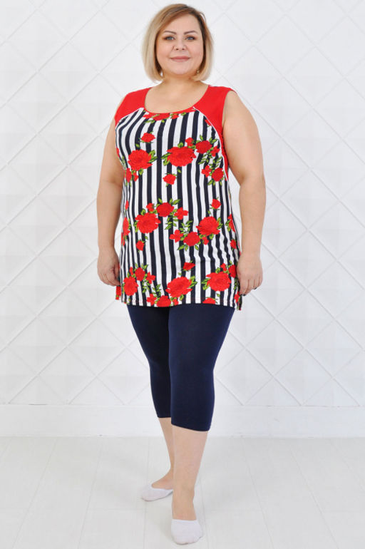 Арт. 290 Костюм с бриджами 48-58 (6 шт) Цвет:ассорти - Калинка фото 2