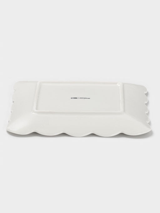 Тарелка квадратная Доляна «Сьюзен», 20×20 см, фарфор, белая