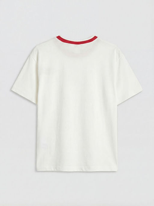 Bisiklet Yaka Nak??l? Erkek ?ocuk Ti??rt