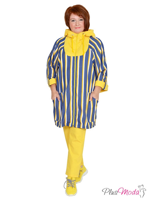 Парка с капюшоном Модель №932 размеры 44-84 - Plusmoda фото 7