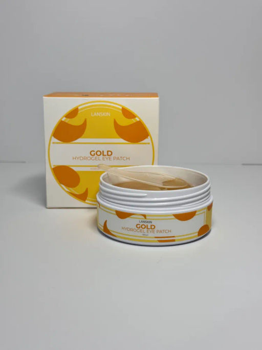 LANSKIN Гидрогелевые патчи с частицами золота для кожи вокруг глаз