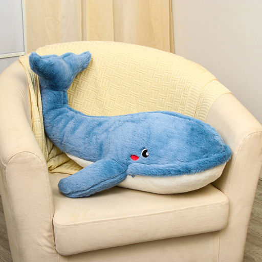 Мягкая игрушка «Кит», 75 см, рот на молнии