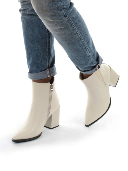 01-PCG267-2 LT.BEIGE Ботинки демисезонные женские (натуральная кожа, байка) - Фабричный китай фото 5