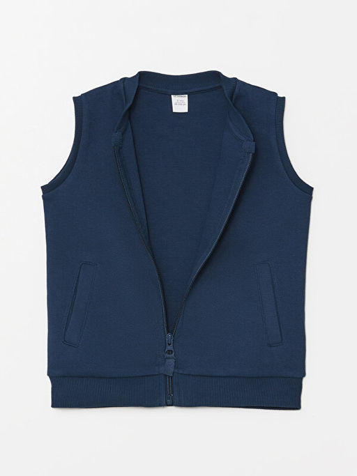 Bisiklet Yaka Erkek Bebek Yelek - Waikiki фото 3