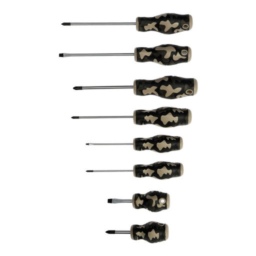 Набор инструментов в сумке ТУНДРА 23 ФЕВРАЛЯ, отвертки, PH0-1-2, SL3-5-6, 8 шт.