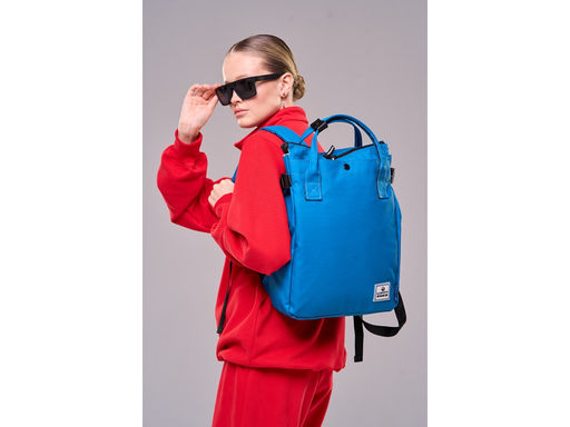 Сумка-рюкзак женский Lanotti 6001/голубой