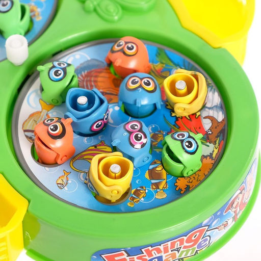 Уценка Рыбалка Бабочка: 18 рыбок, 2 удочки, заводная, МИКС