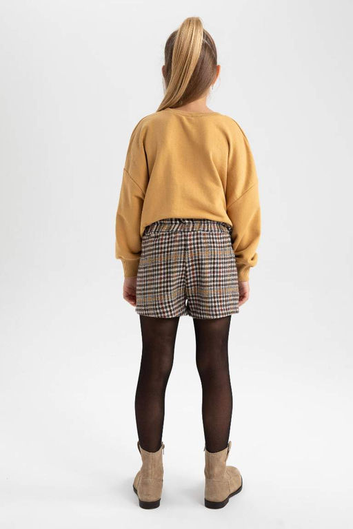 Клетчатые шорты для девочек - Defacto фото 8