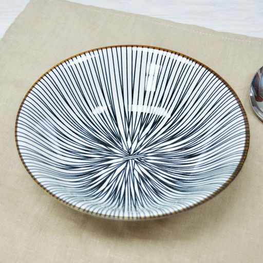 Салатник (глубокая тарелка) 510мл/17см 2, Line черный DS2201S7B /КОРАЛЛ/  фото 4