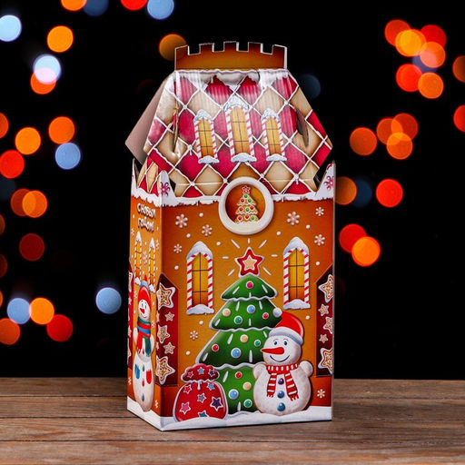 Цена за 5 шт. Подарочная коробка Пряничный 16,7 х 10,1 х 34,5 см - Simaland фото 2