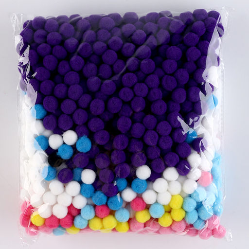 Аппликация помпошками Единорог размер 20 20 см, клей 30 мл - Simaland фото 3