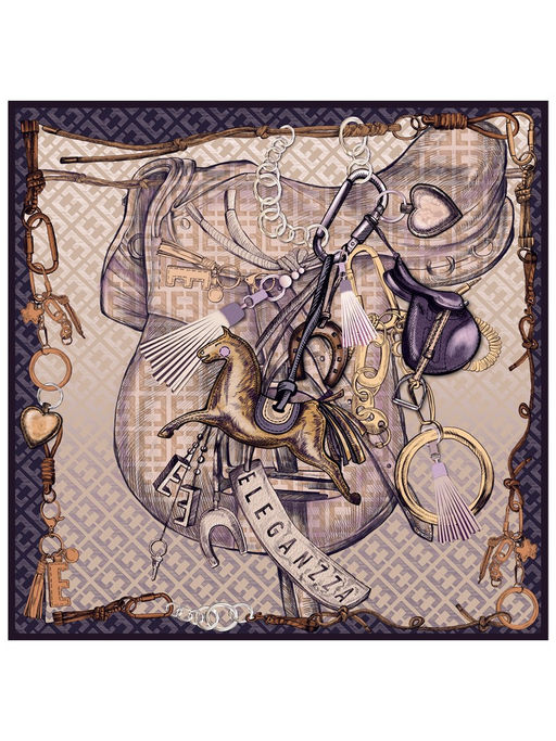 Платок жен. шерсть+шелк 110х110 JG43-8529-10