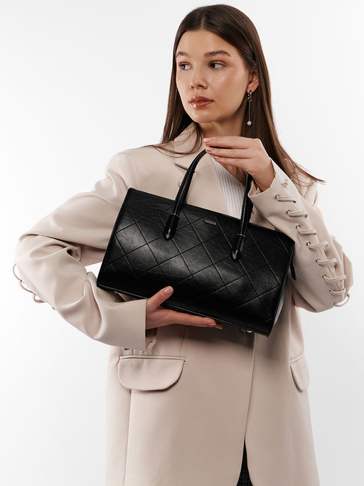 LACCOMA сумка WJD6650-черный эко кожа хлопок