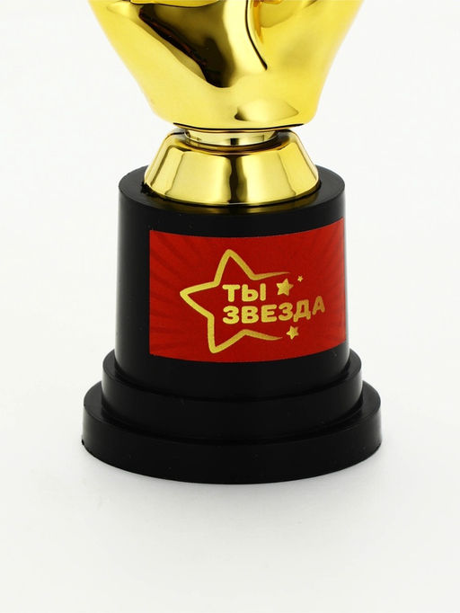 Наградная фигура «Ты звезда», пластик, 13,5 х 5,7 х 5.1 см