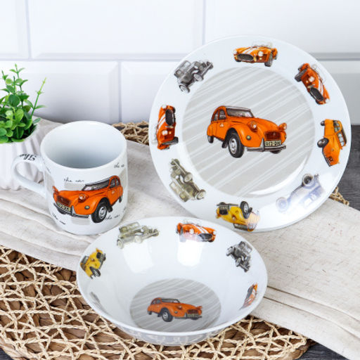 Набор посуды 3 предмета / C336N# /уп 6/12/ Машина - Галеонтрейд фото 2