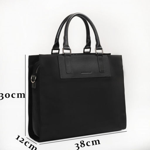 Сумка , полиэстер, кожа, MIRONPAN 21527 Черный