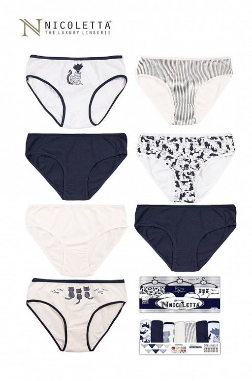 Женские трусы-слипы 7 шт. Nicoletta  фото 9