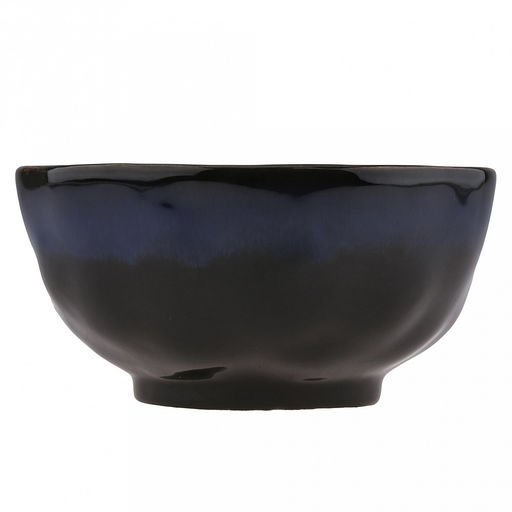 "Тихий океан" Салатник керамический 1,16л, д17,7см, h8,6см, асимметричная форма, синий (Китай)